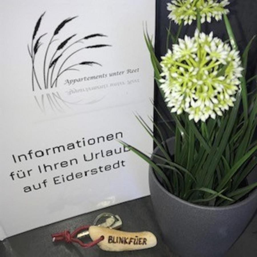 Appartements Unter Reet Tumlauer Koog Eksteriør billede